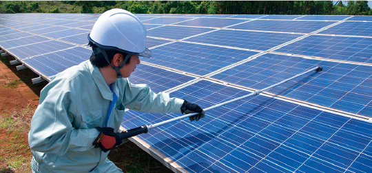 太陽光発電・小水力発電 O&M事業 風景1